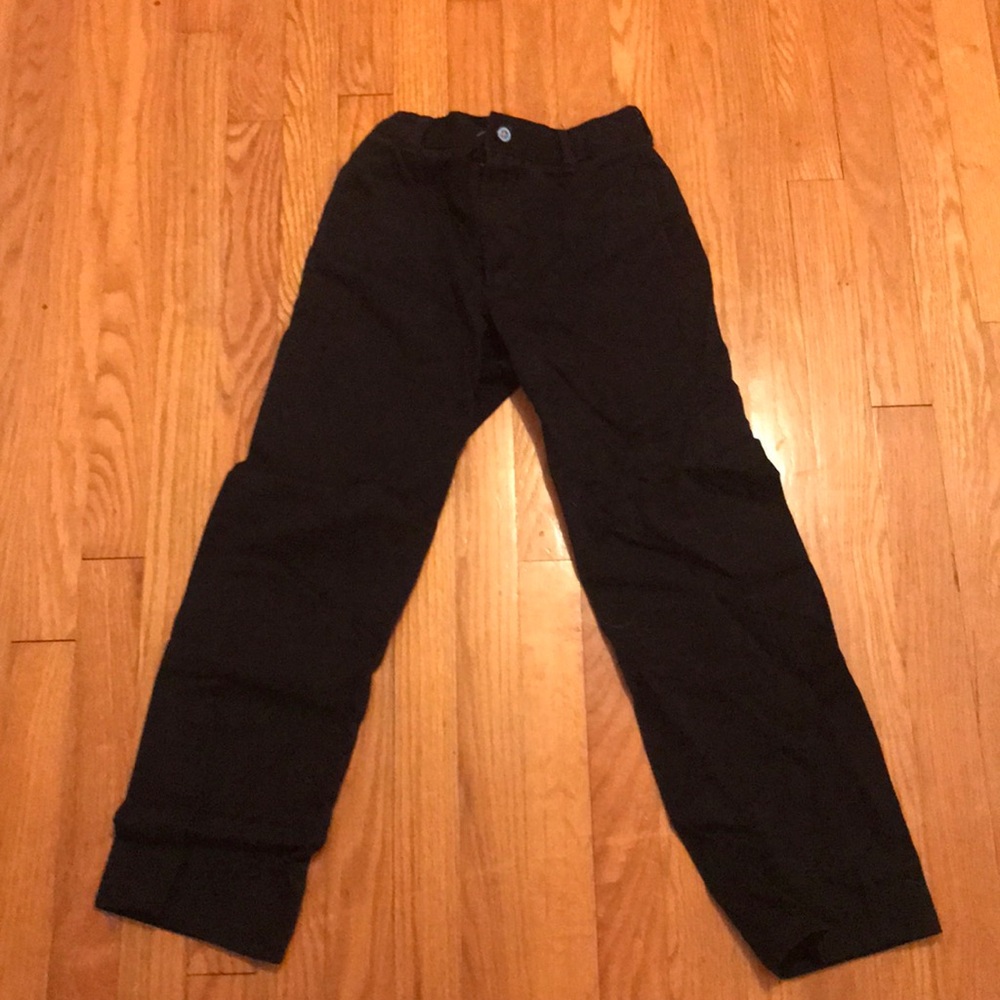 Black khaki pants